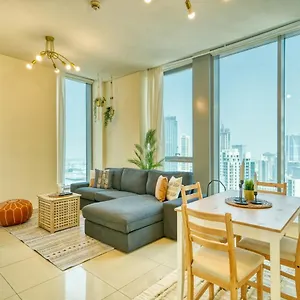 Monty Holiday - Cozy Penthouse With Burj Khalifa And Fountain View شقة